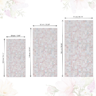 Papier adhésif pour meuble Mosaïque pastel