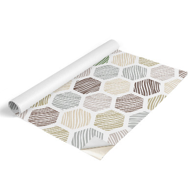 Papier peint adhésif pour meuble mosaïque hexagonale