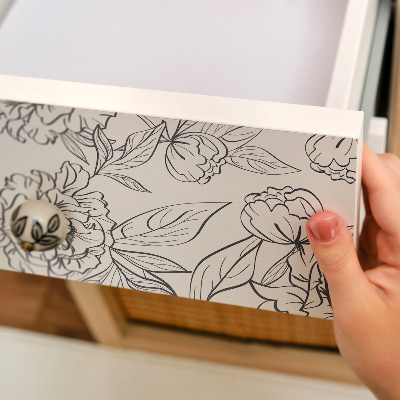 Revêtement adhésif pour meuble Motif floral