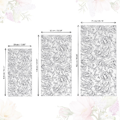Revêtement adhésif pour meuble Motif floral