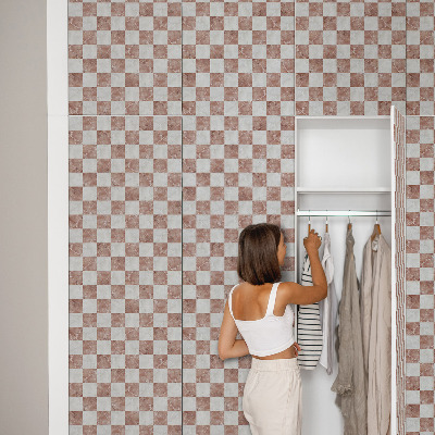Revêtement adhésif pour meuble Grille de marbre