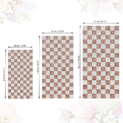 Revêtement adhésif pour meuble Grille de marbre