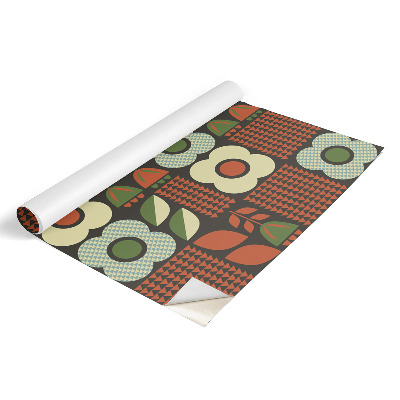 Papier adhésif pour meuble folklore des fleurs