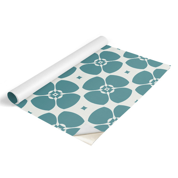 Papier adhésif pour meuble géométrie florale