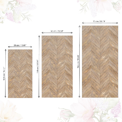 Papier peint adhésif pour meuble Bois à chevrons