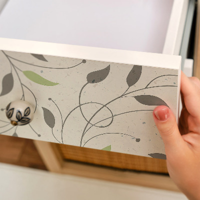 Papier adhésif pour meuble petites feuilles