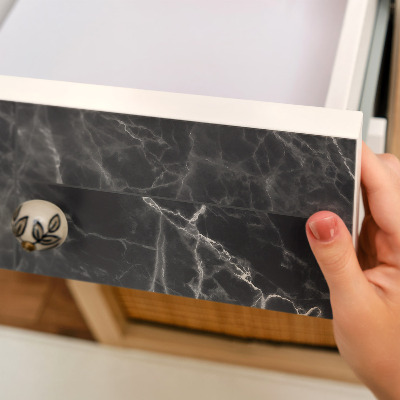 Papier adhésif pour meuble Marbre foncé