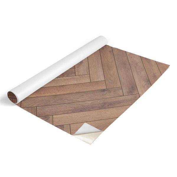 Film adhésif décoratif pour meuble chevrons en bois