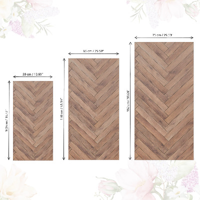 Film adhésif décoratif pour meuble chevrons en bois