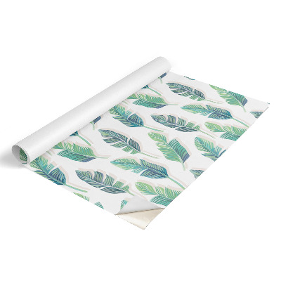 Papier adhésif pour meuble feuilles tropicales