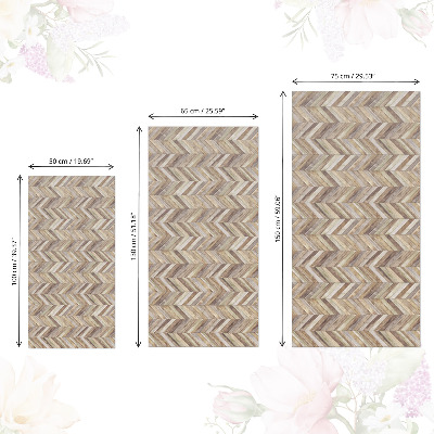 Papier adhésif pour meuble Motif à chevrons intemporel