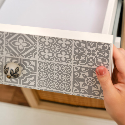 Papier peint adhésif pour meuble Carreaux classiques