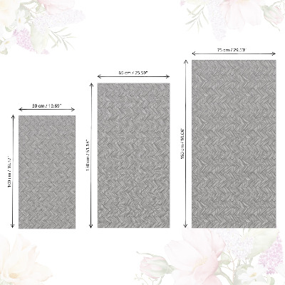 Papier peint adhésif pour meuble Tresse grise