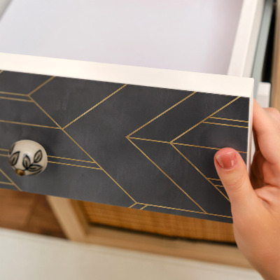Papier adhésif pour meuble Motif géométrique