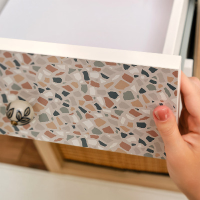 Film adhésif décoratif pour meuble Motif terrazzo