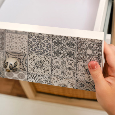 Papier peint adhésif pour meuble Mosaïque rétro