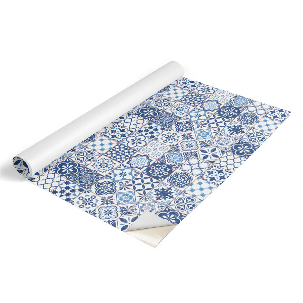 Adhésif pour meuble Mosaïque bleue