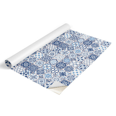 Adhésif pour meuble Mosaïque bleue