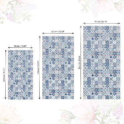 Adhésif pour meuble Mosaïque bleue