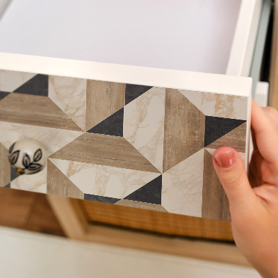 Film adhésif décoratif pour meuble Bois et marbre