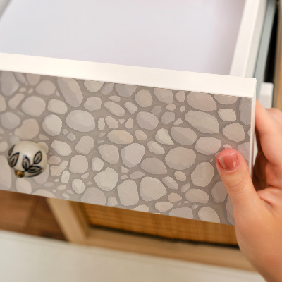 Film adhésif décoratif pour meuble Mosaïque de pierre