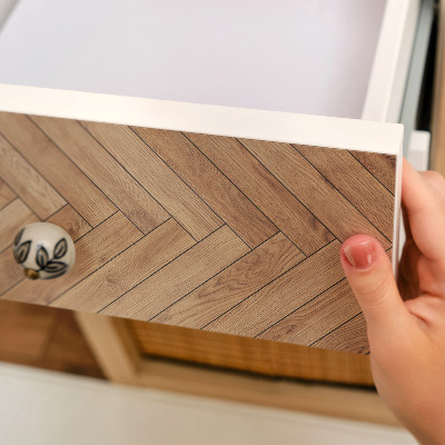 Revêtement adhésif pour meuble Bois à chevrons