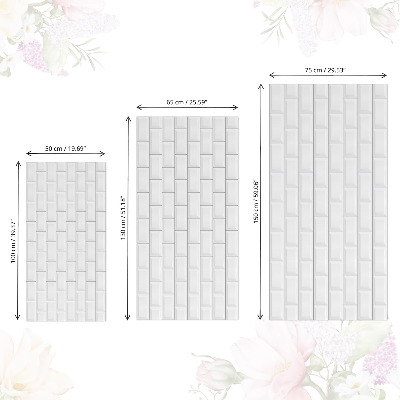 Papier adhésif pour meuble Carrelage blanc