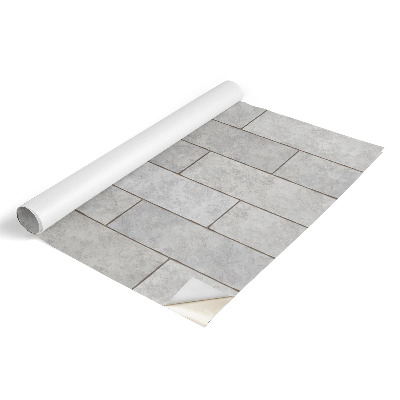 Papier adhésif pour meuble Carreaux gris