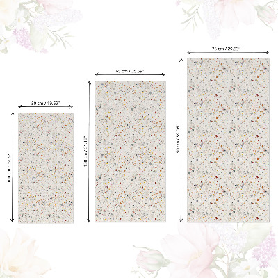 Papier peint adhésif pour meuble mosaïque en terrazzo