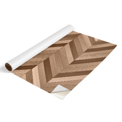 Papier peint adhésif pour meuble chevrons en bois