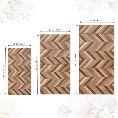 Papier peint adhésif pour meuble chevrons en bois