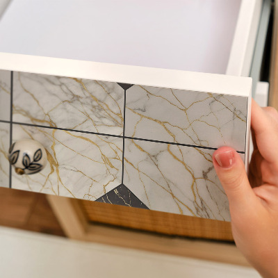Papier peint adhésif pour meuble Marbre luxueux