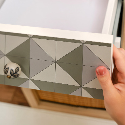 Papier peint adhésif pour meuble Mosaïque triangulaire