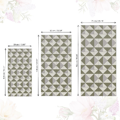 Papier peint adhésif pour meuble Mosaïque triangulaire