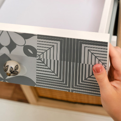 Papier adhésif pour meuble De nombreux carreaux