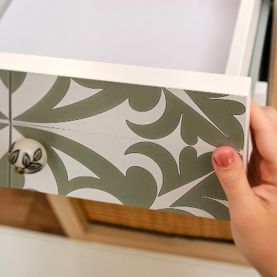 Papier peint adhésif pour meuble Feuilles vertes