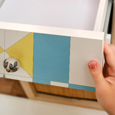Papier peint adhésif pour meuble étoiles bleues