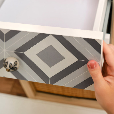 Film adhésif décoratif pour meuble Carreaux géométriques