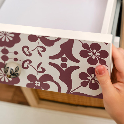 Papier peint adhésif pour meuble Motif floral