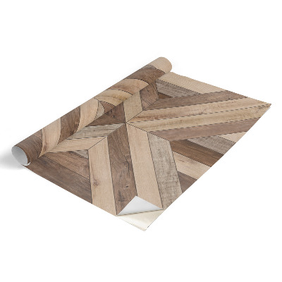 Papier peint adhésif pour meuble Puzzle en bois