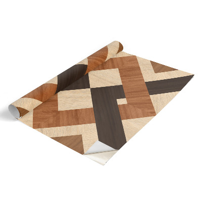 Revêtement adhésif pour meuble carrés en bois
