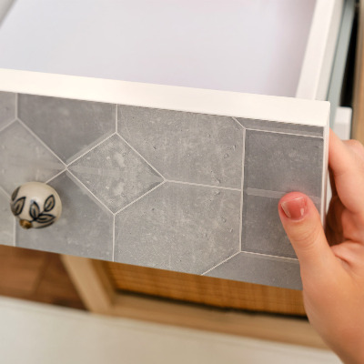 Papier peint adhésif pour meuble Carreaux géométriques