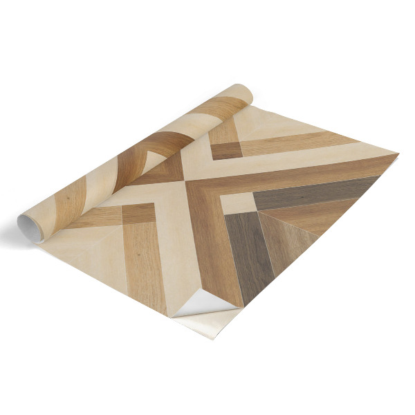 Revêtement adhésif pour meuble mosaïque en bois