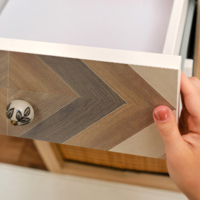 Revêtement adhésif pour meuble mosaïque en bois