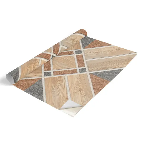Revêtement adhésif pour meuble mosaïque en bois