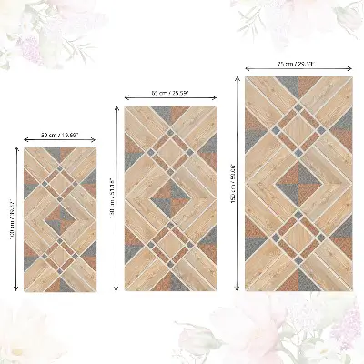 Revêtement adhésif pour meuble mosaïque en bois