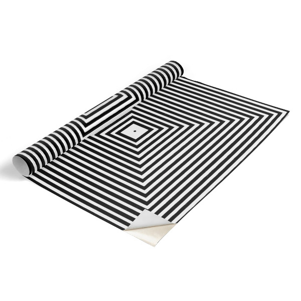 Papier peint adhésif pour meuble Illusion des carrés