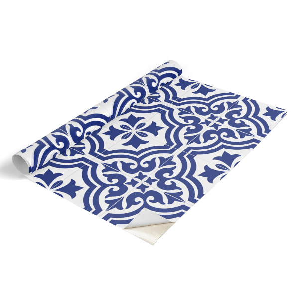 Revêtement adhésif pour meuble Motif bleu