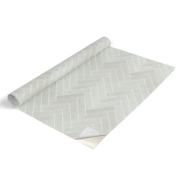 Papier peint adhésif pour meuble chevrons clairs