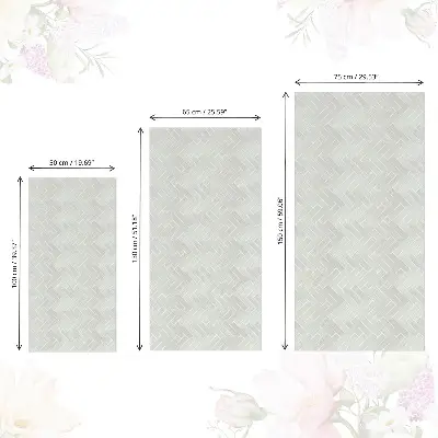 Papier peint adhésif pour meuble chevrons clairs